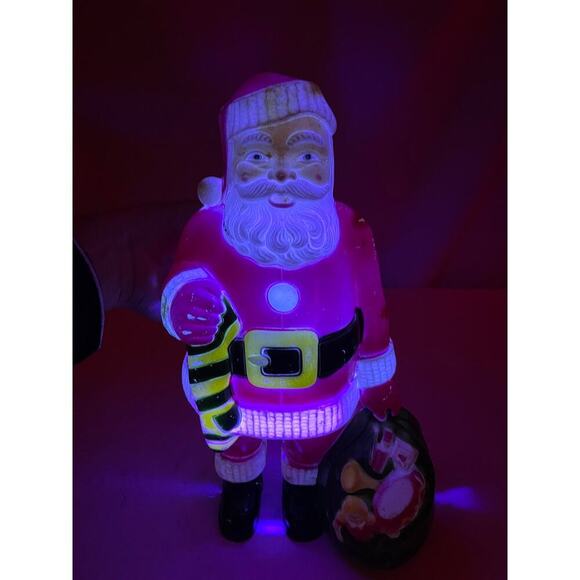 VTG Paramount Hard Plastic Christmas Santa Claus Blow Mold Light Up MOLD ONLY - Picture 11 of 14